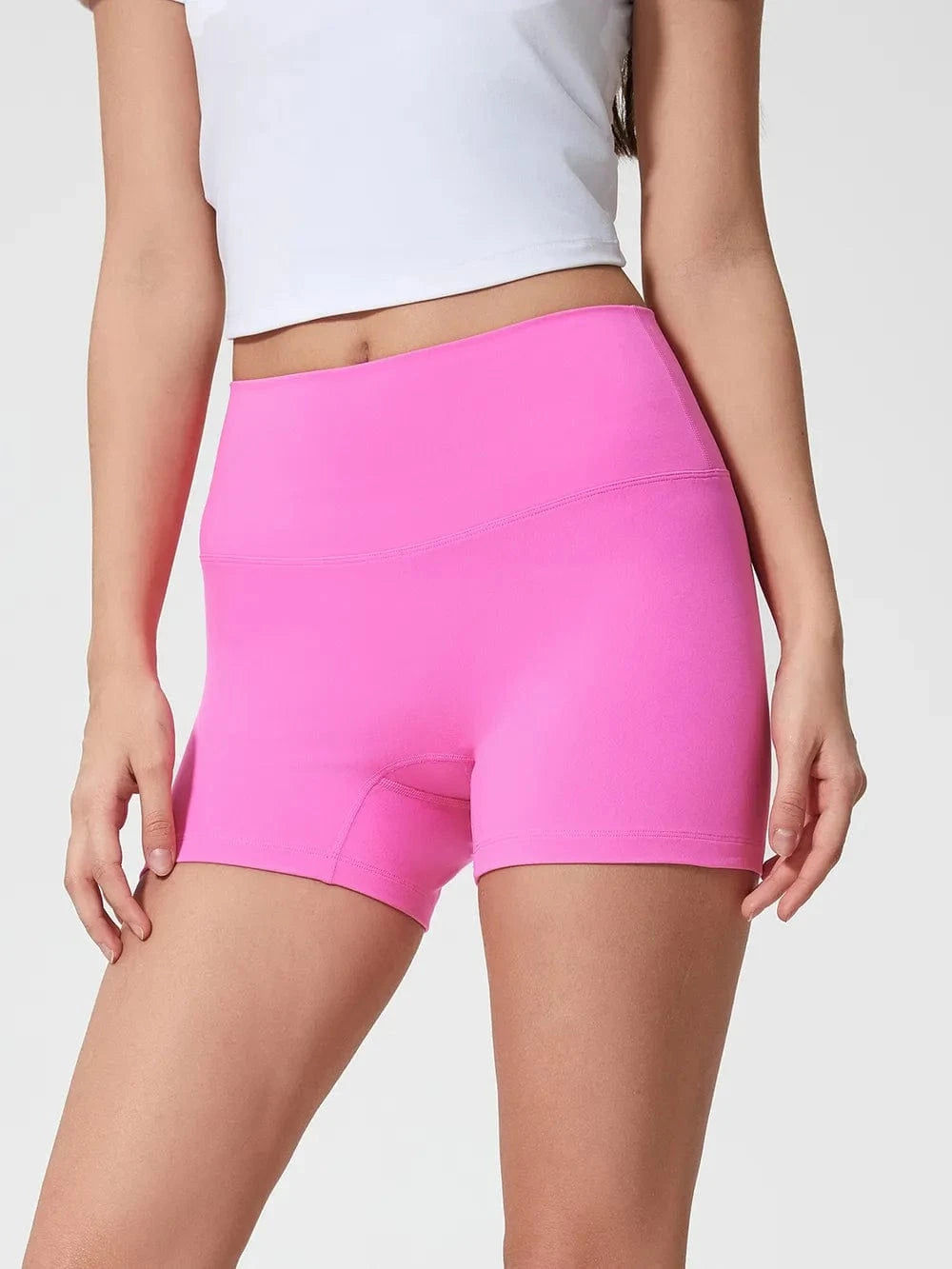 Millennia High Waist Active Shorts - ShalayeFashion