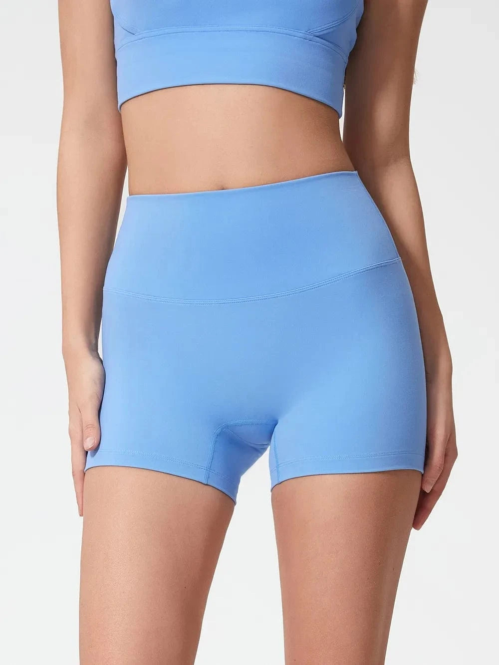 Millennia High Waist Active Shorts - ShalayeFashion