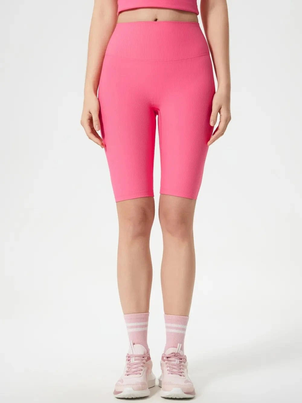 Millennia High Waist Active Shorts - ShalayeFashion