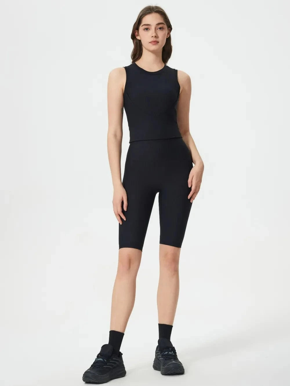 Millennia High Waist Active Shorts - ShalayeFashion