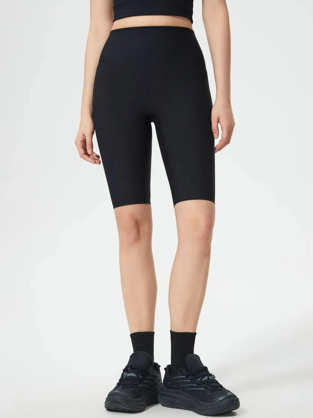 Millennia High Waist Active Shorts - ShalayeFashion