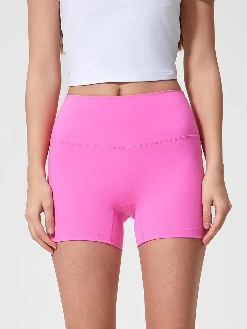 Millennia High Waist Active Shorts - ShalayeFashion