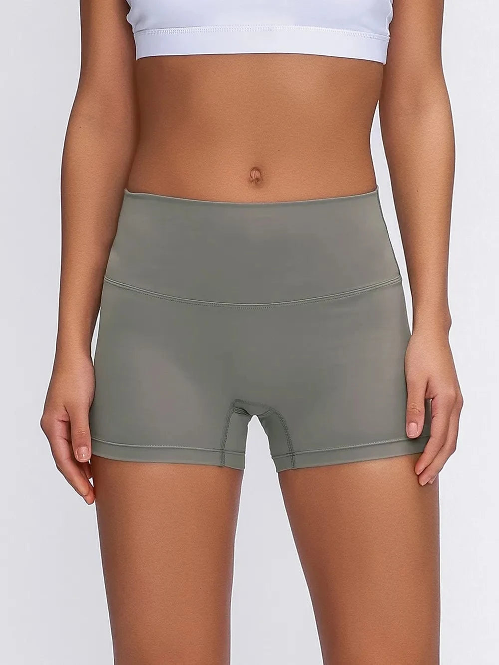 Millennia High Waist Active Shorts - ShalayeFashion