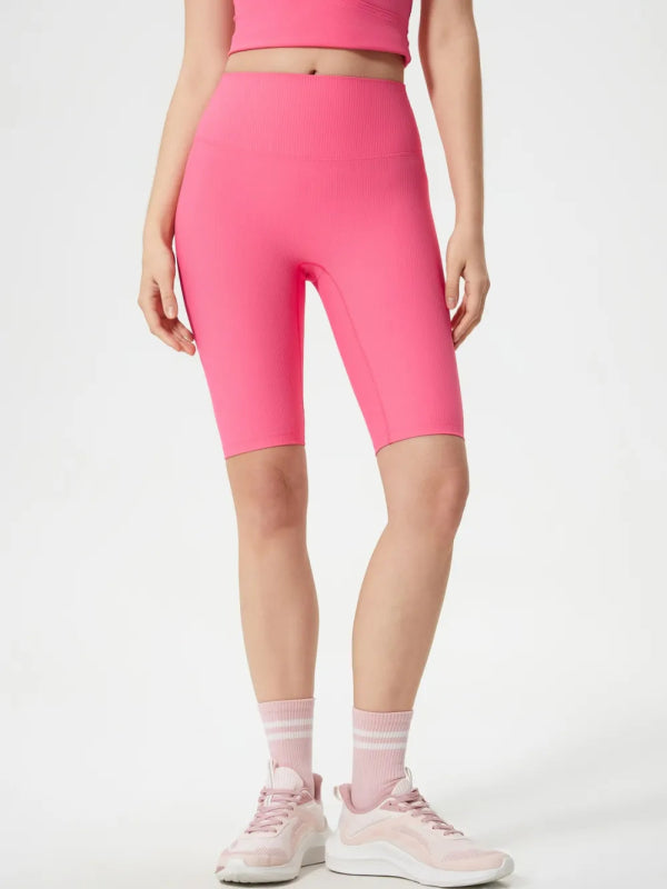 Millennia High Waist Active Shorts - ShalayeFashion