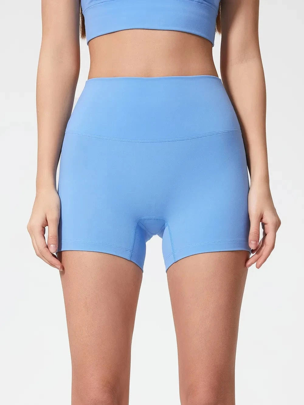Millennia High Waist Active Shorts - ShalayeFashion