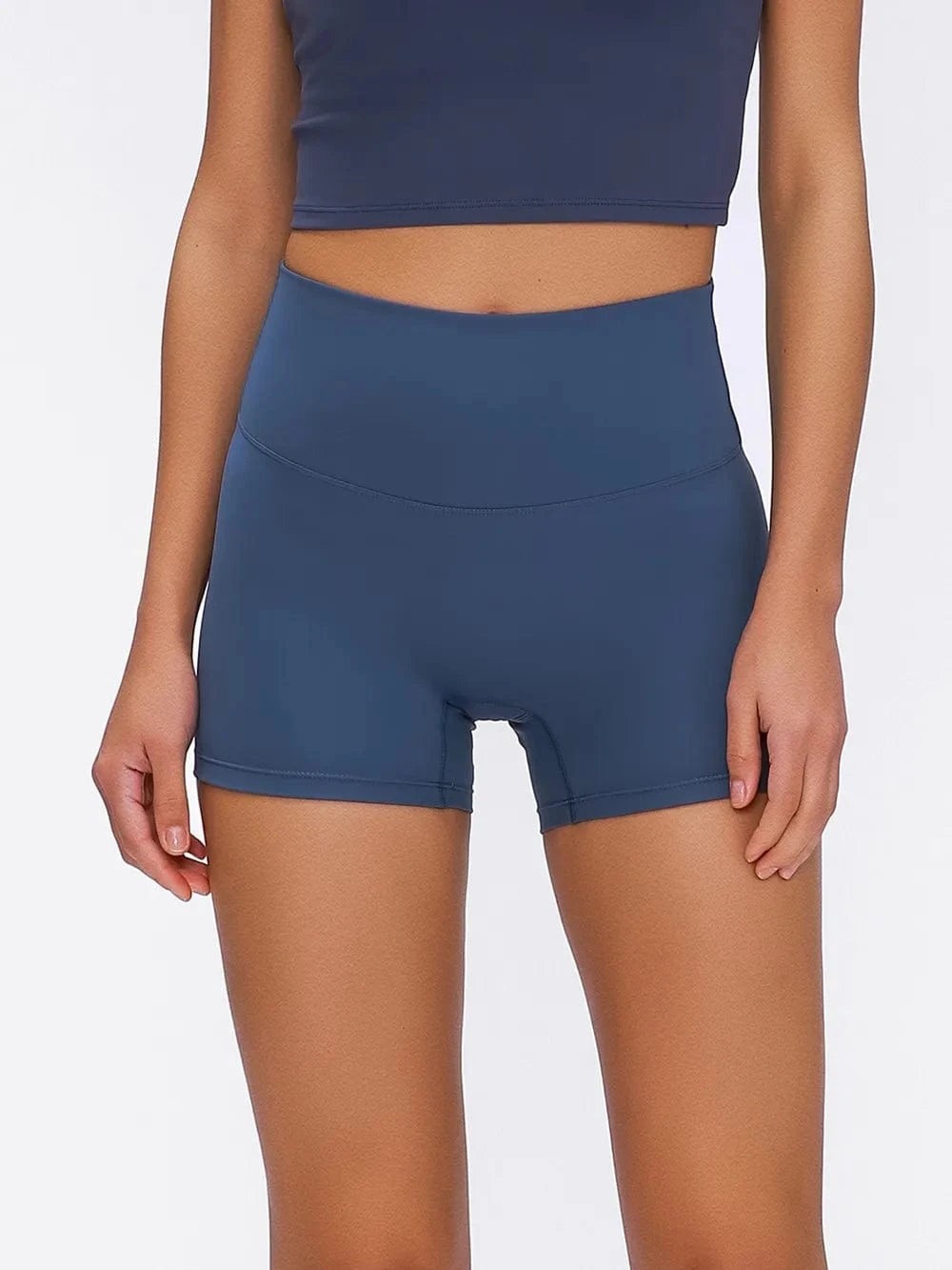 Millennia High Waist Active Shorts - ShalayeFashion