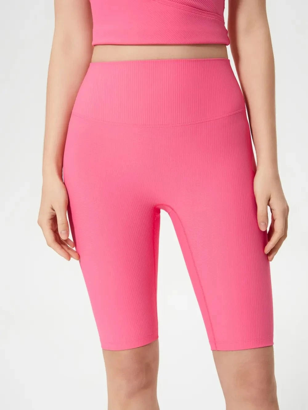 Millennia High Waist Active Shorts - ShalayeFashion