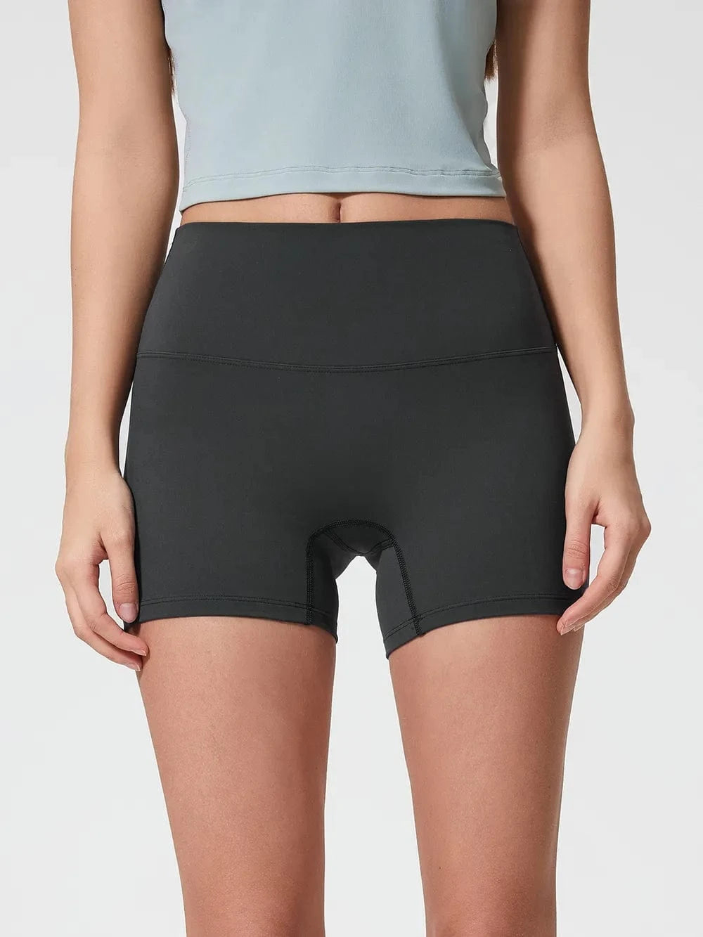 Millennia High Waist Active Shorts - ShalayeFashion