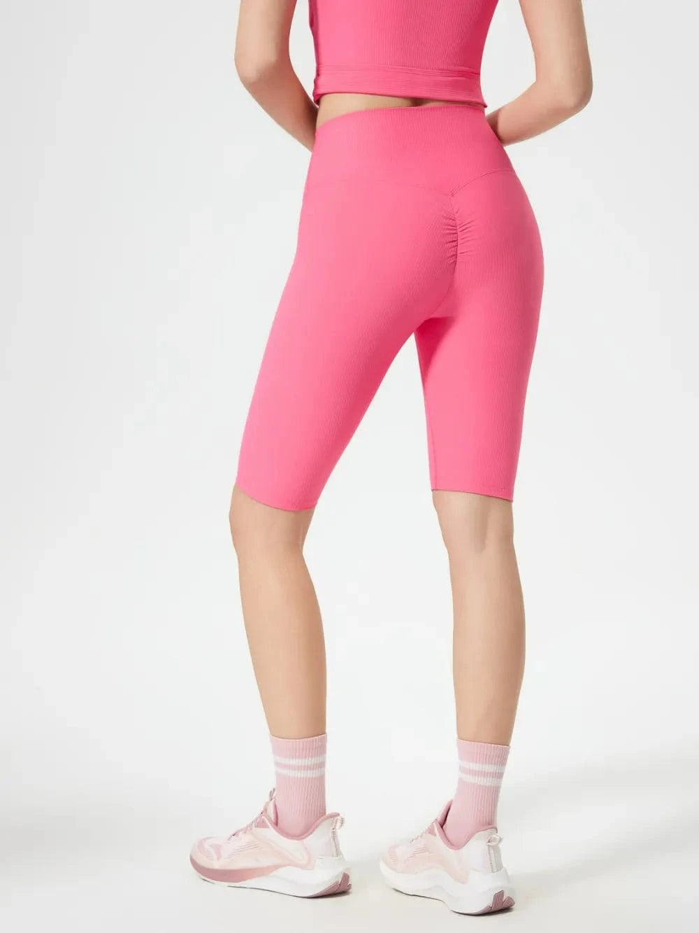 Millennia High Waist Active Shorts - ShalayeFashion