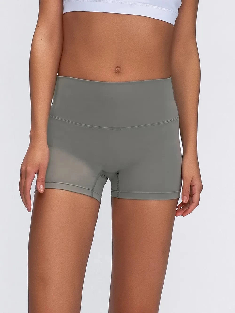 Millennia High Waist Active Shorts - ShalayeFashion