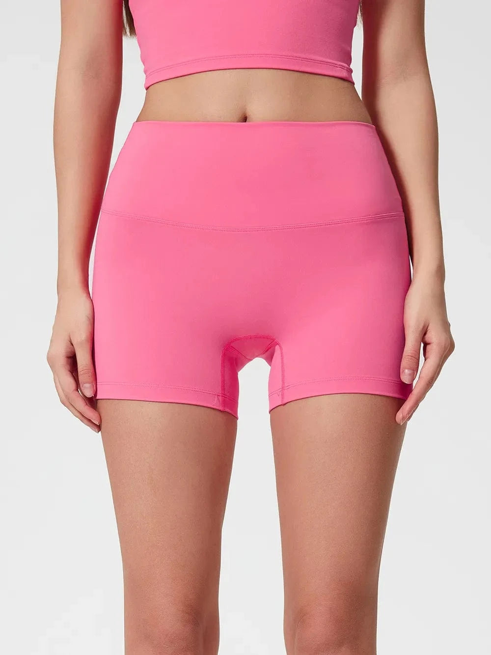 Millennia High Waist Active Shorts - ShalayeFashion