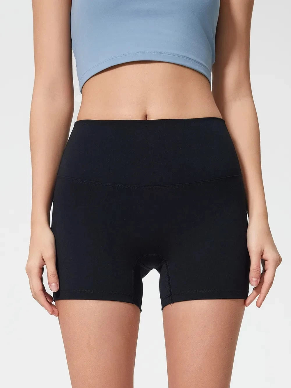 Millennia High Waist Active Shorts - ShalayeFashion