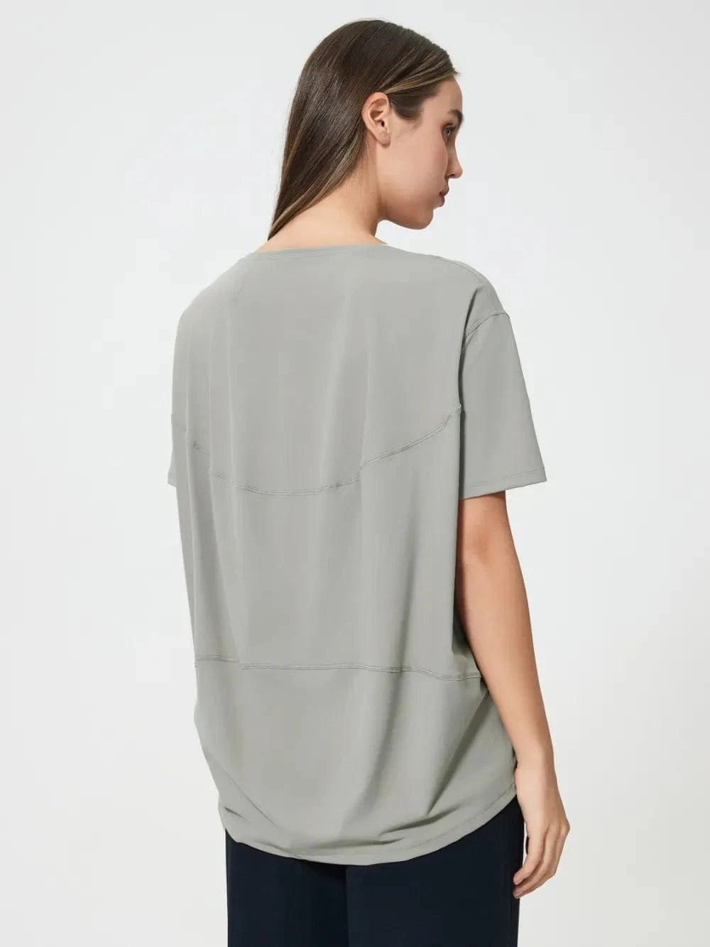 Millennia Round Neck Short Sleeve Active T-Shirt - ShalayeFashion
