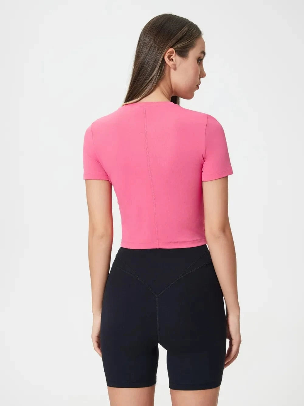 Millennia Round Neck Short Sleeve Active T-Shirt - ShalayeFashion
