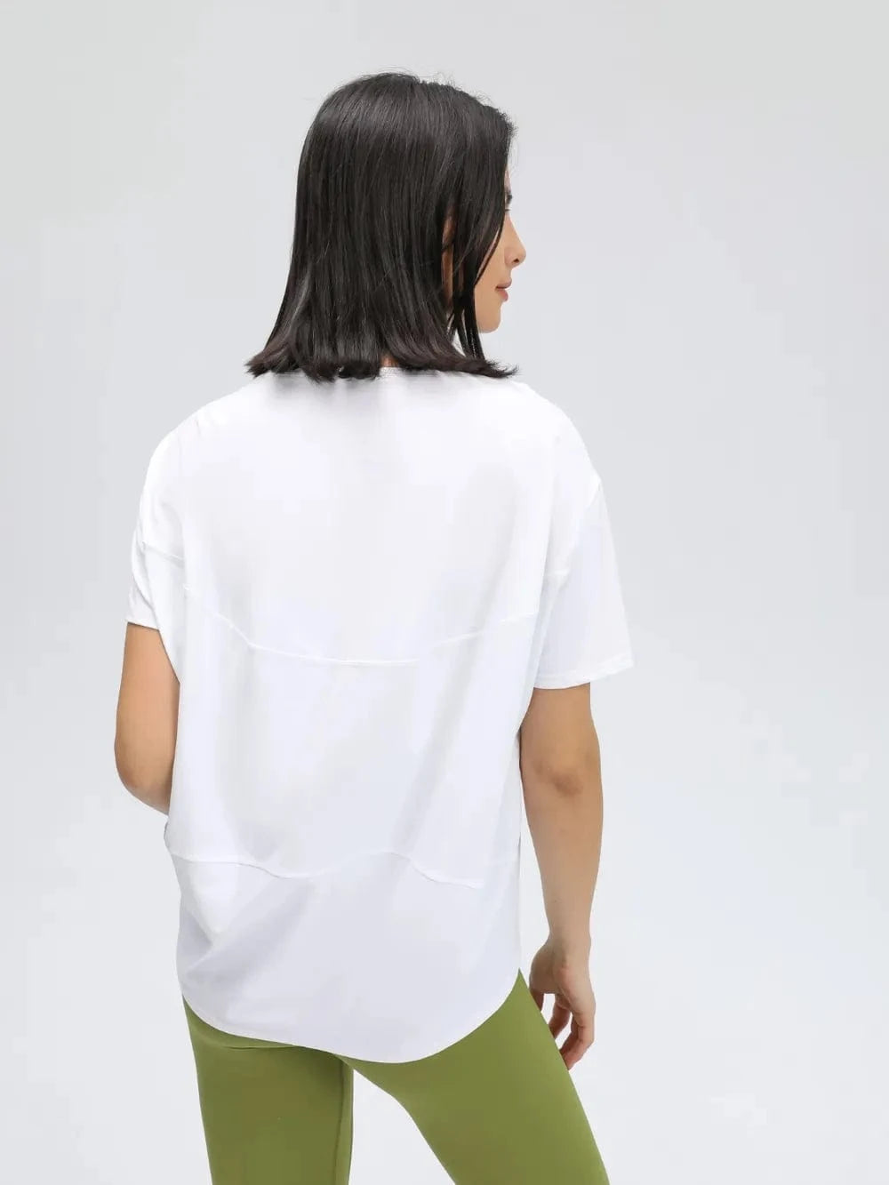 Millennia Round Neck Short Sleeve Active T-Shirt - ShalayeFashion