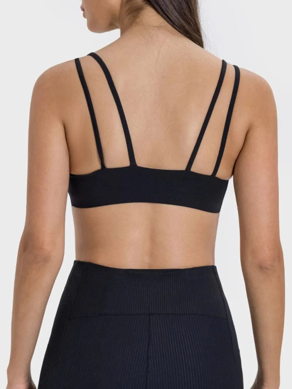 Millennia Scoop Neck Double Strap Active Cami - ShalayeFashion