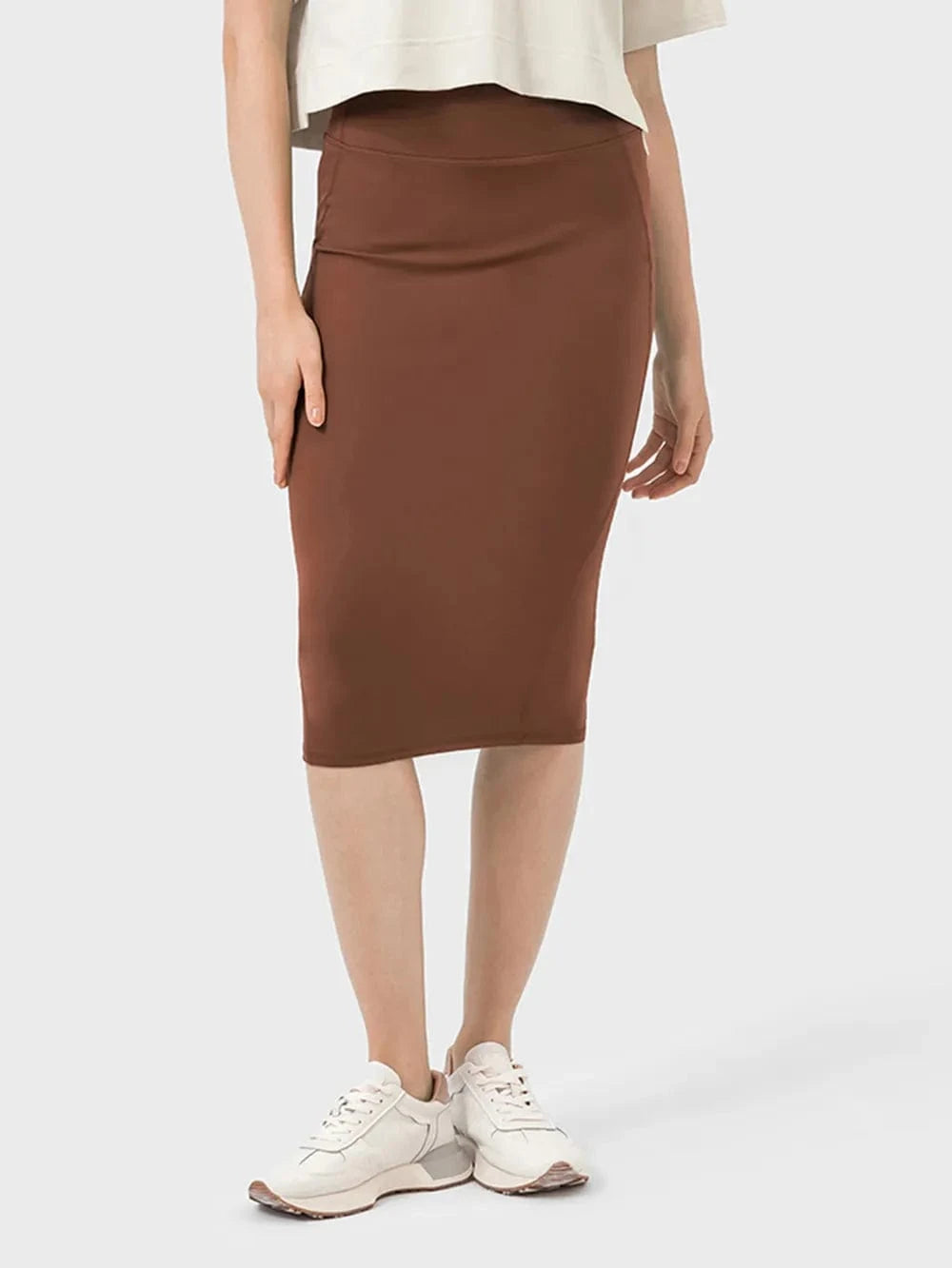 Millennia Slit Wrap Active Skirt - ShalayeFashion