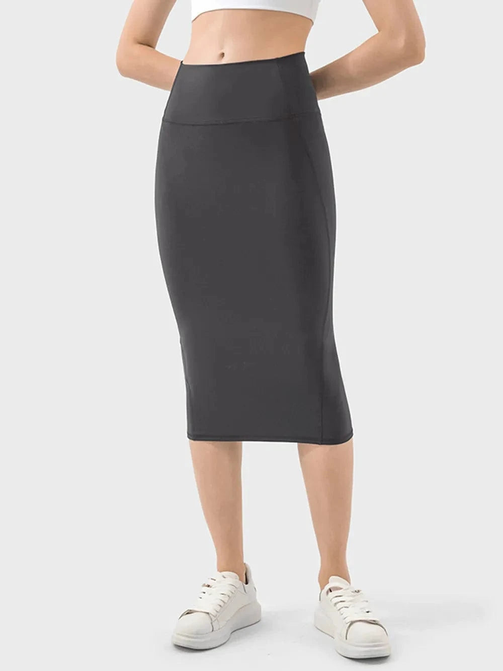 Millennia Slit Wrap Active Skirt - ShalayeFashion