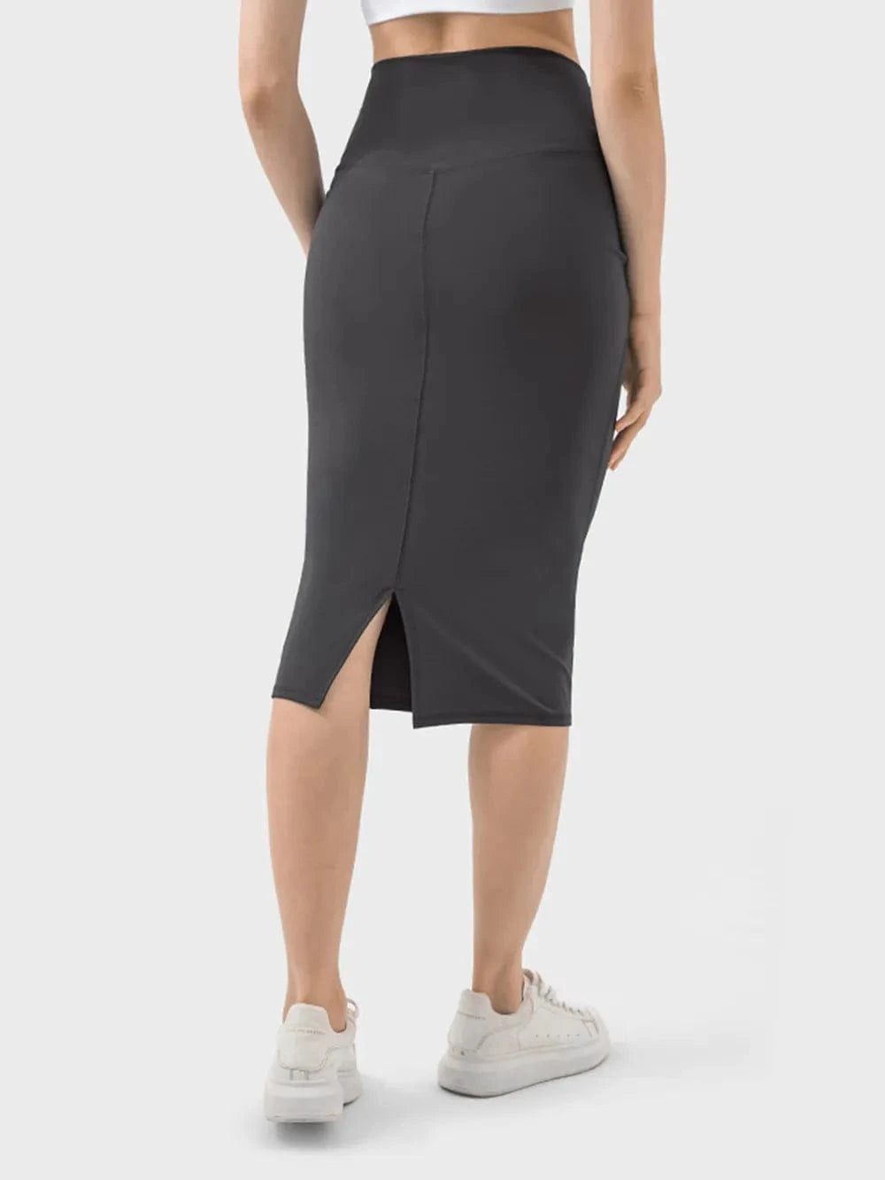 Millennia Slit Wrap Active Skirt - ShalayeFashion