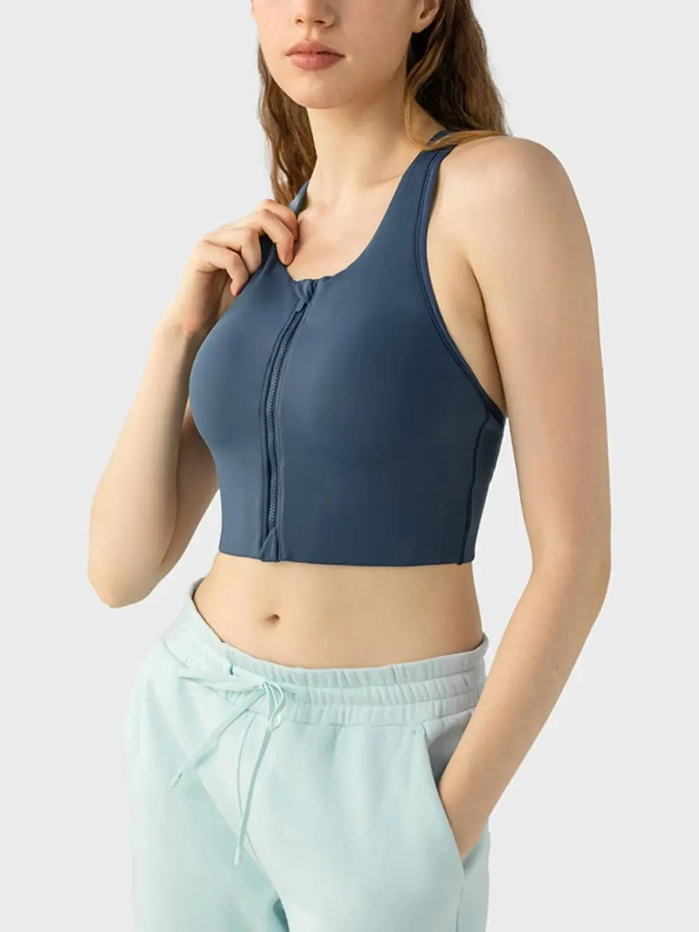 Millennia Wide Strap Sport Bra - ShalayeFashion