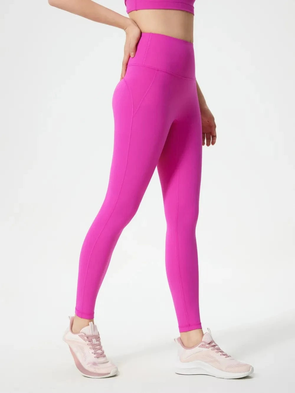 Millennia Wide Waistband Active Leggings - ShalayeFashion