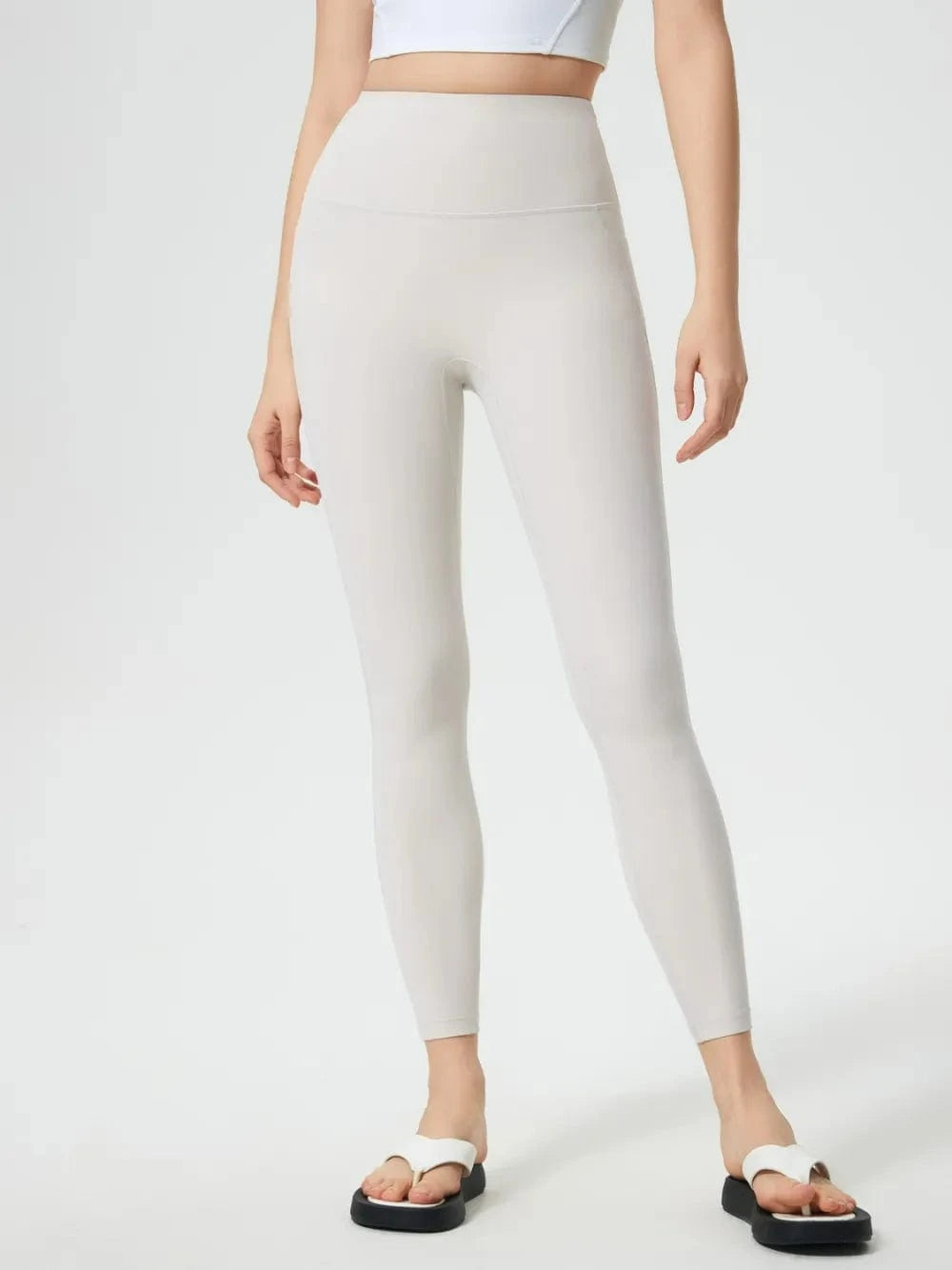 Millennia Wide Waistband Active Leggings - ShalayeFashion