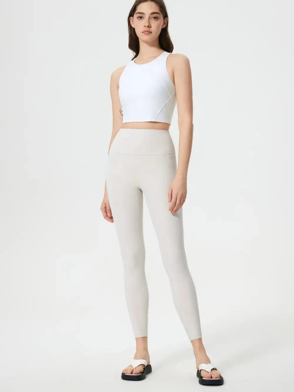 Millennia Wide Waistband Active Leggings - ShalayeFashion