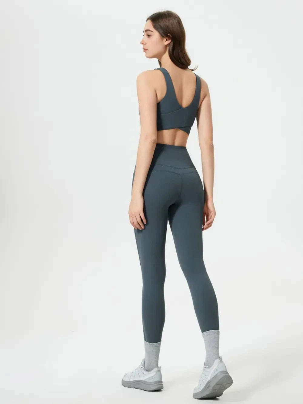 Millennia Wide Waistband Active Leggings - ShalayeFashion