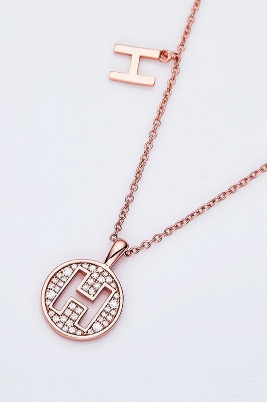 Moissanite A to J Pendant Necklace - ShalayeFashion