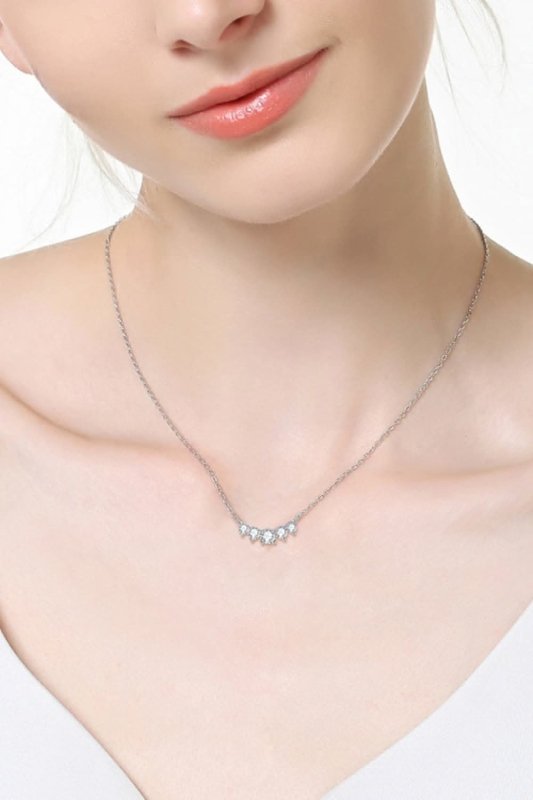 Moissanite Pendant Necklace - ShalayeFashion