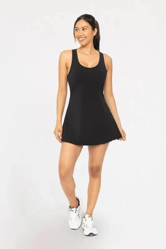 MONO B Adjustable Active A - line Dress - ShalayeFashion