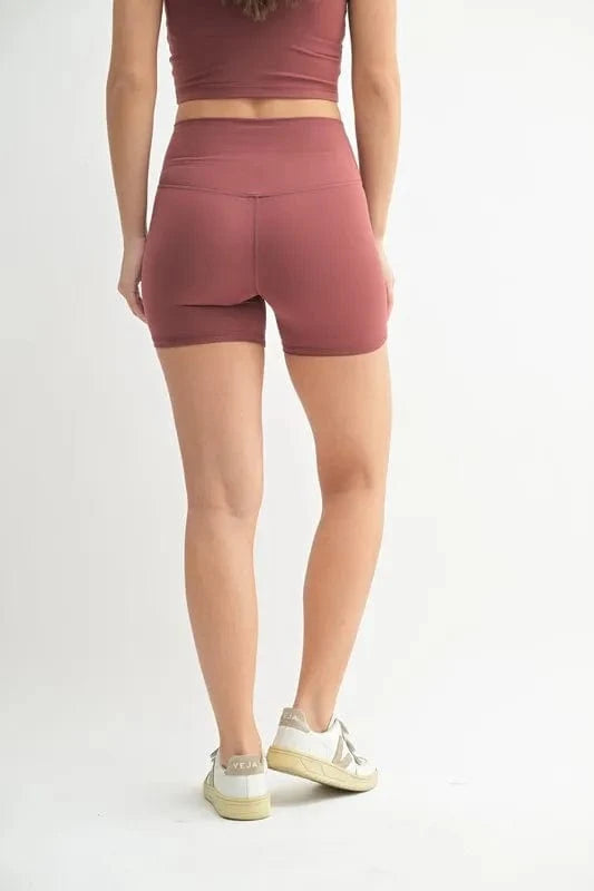 MONO B Venice Cloud Light Contour Biker Shorts - ShalayeFashion