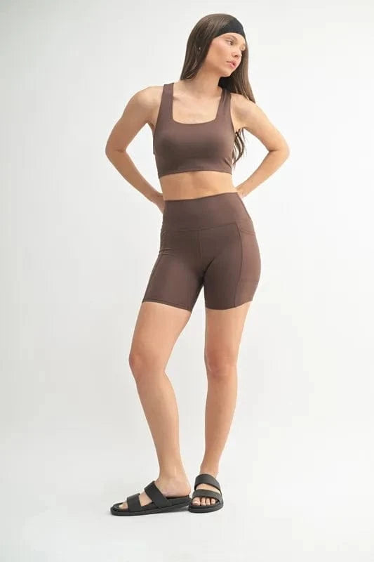 MONO B Venice Cloud Light Sculpt Biker Shorts - ShalayeFashion