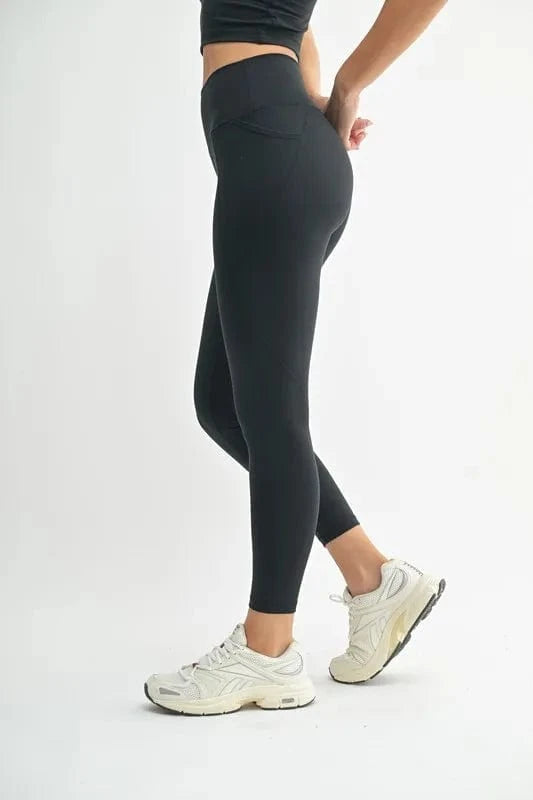 MONO B Venice Cloud Light Sculpt High - Waisted Leggings - ShalayeFashion