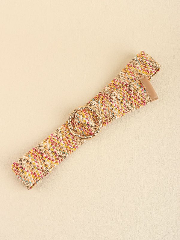 Multicolored Wide Belt - ShalayeFashion