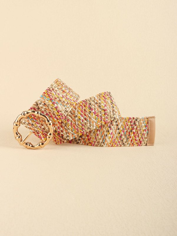 Multicolored Wide Belt - ShalayeFashion