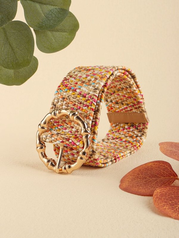 Multicolored Wide Belt - ShalayeFashion