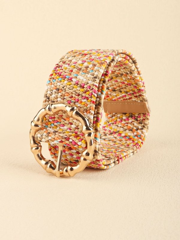 Multicolored Wide Belt - ShalayeFashion