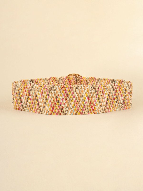 Multicolored Wide Belt - ShalayeFashion