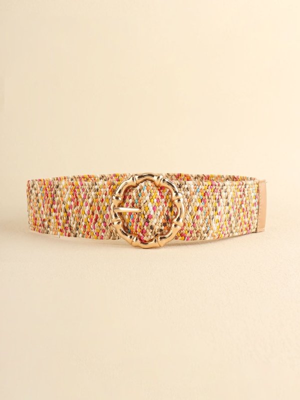 Multicolored Wide Belt - ShalayeFashion