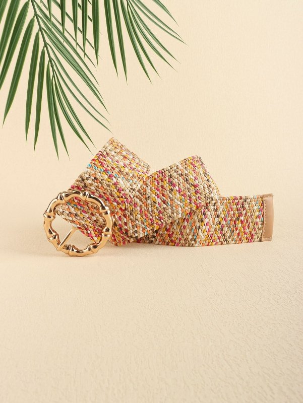 Multicolored Wide Belt - ShalayeFashion