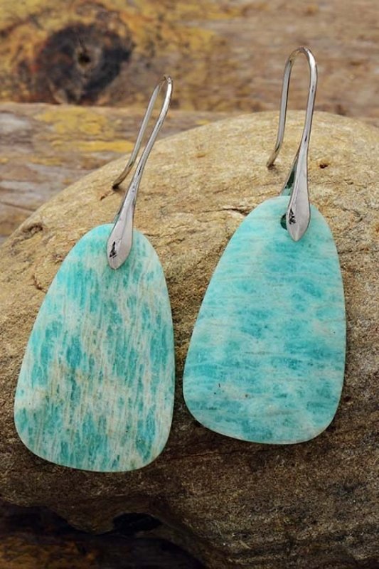 Natural Stone Dangle Earrings - ShalayeFashion