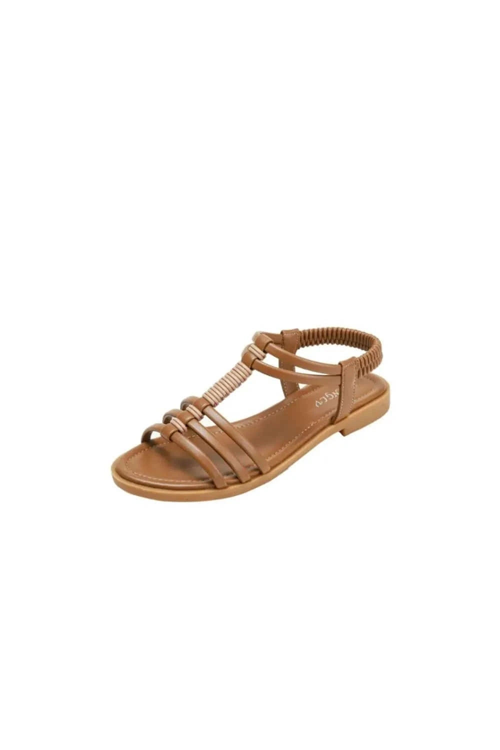 Open Toe Flat Sandals - ShalayeFashion