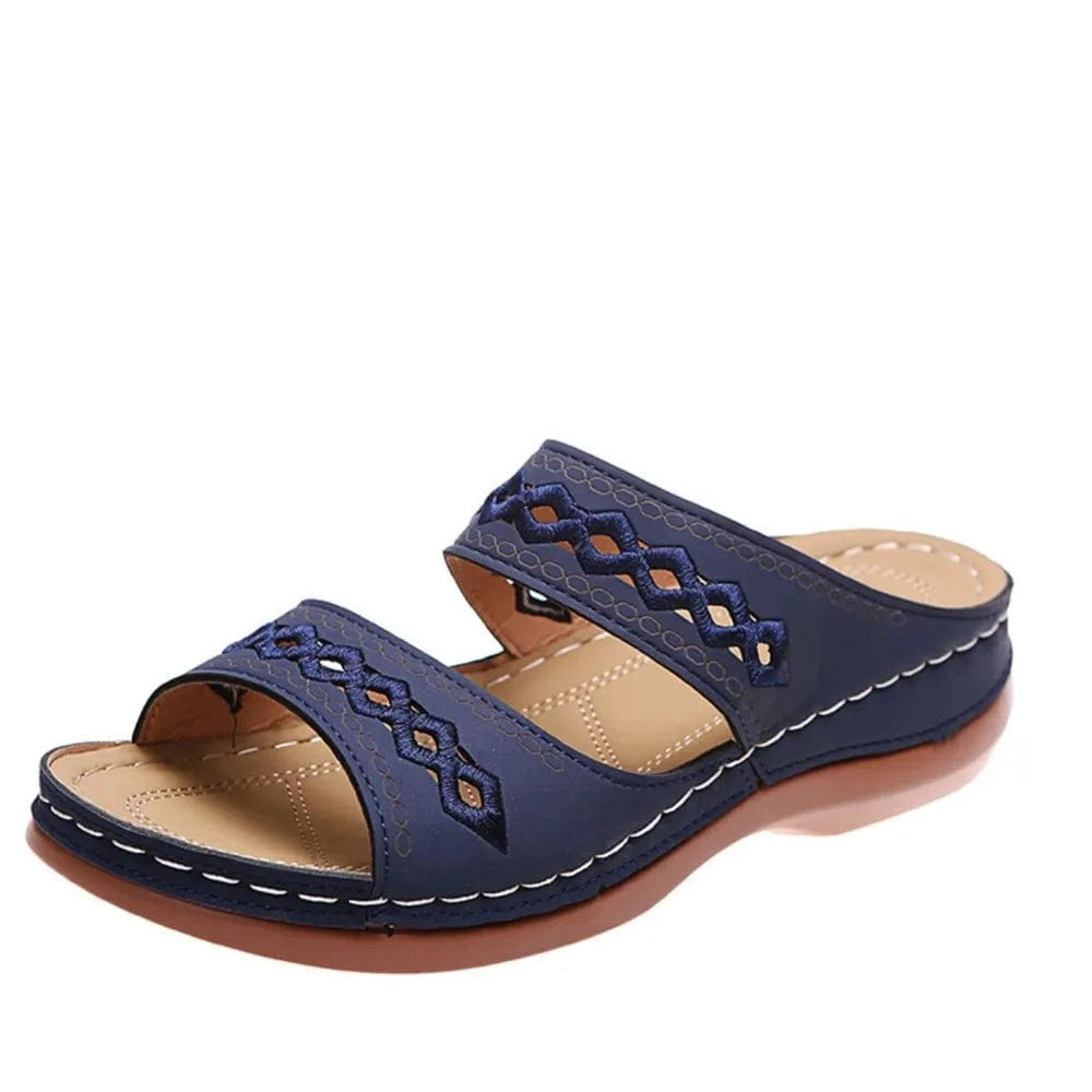 Open Toe Flats Sandals - ShalayeFashion