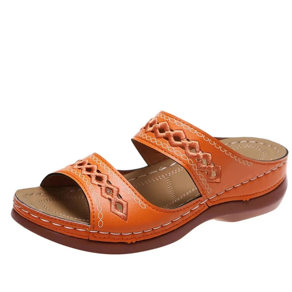 Open Toe Flats Sandals - ShalayeFashion
