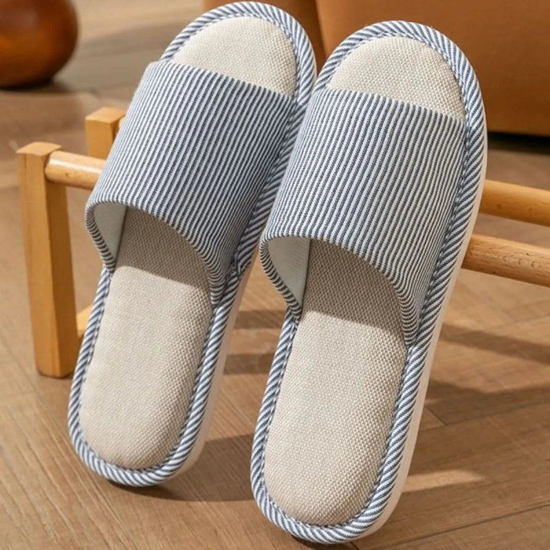 Open Toe Flats Slippers - ShalayeFashion