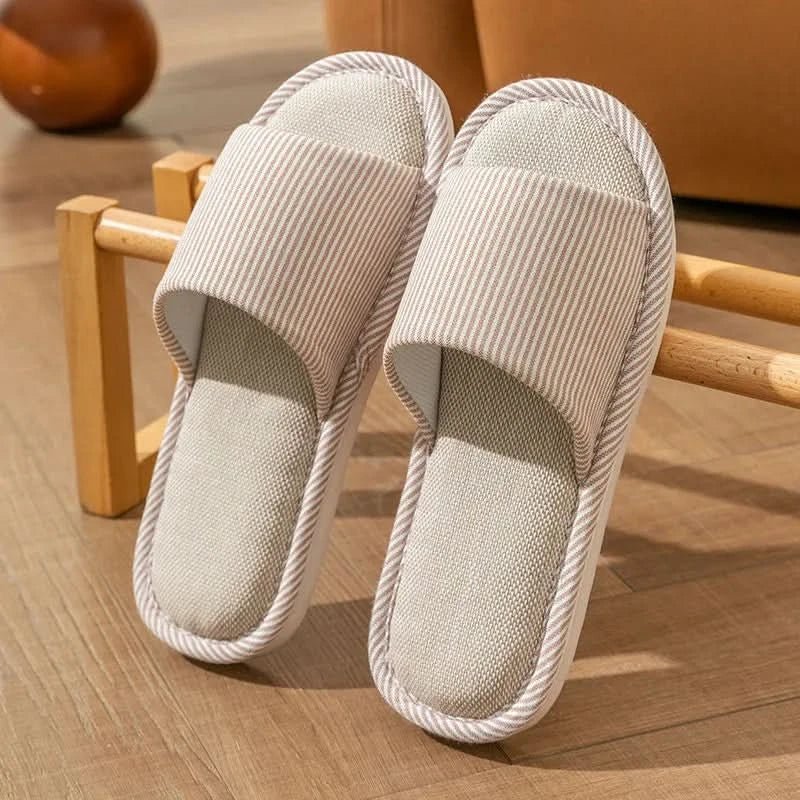 Open Toe Flats Slippers - ShalayeFashion