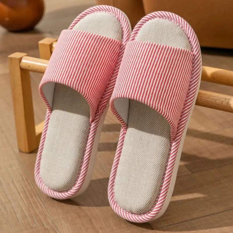 Open Toe Flats Slippers - ShalayeFashion