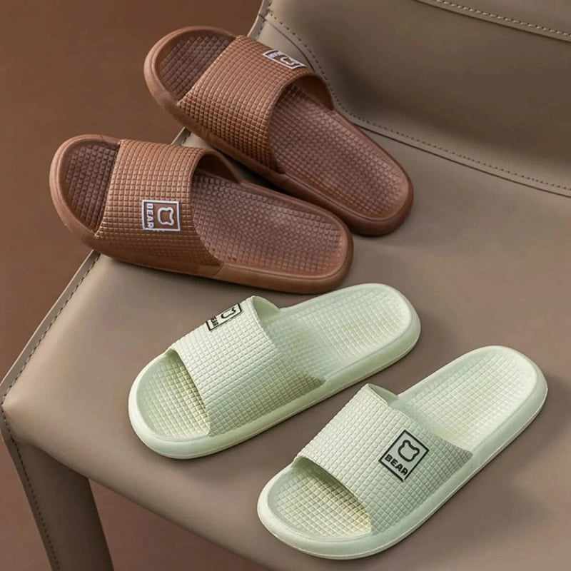 Open Toe Flats Slippers - ShalayeFashion