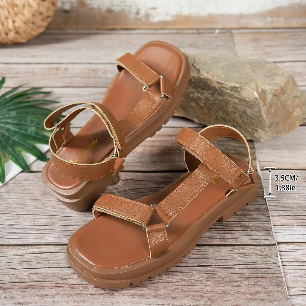 Open Toe Platform Sandals - ShalayeFashion